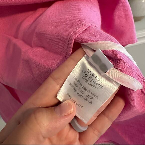 Rachel Comey Linen Pink Scoop Neck Tank 4 Small - Picture 13 of 16